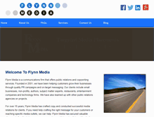 Tablet Screenshot of flynnmedia.com